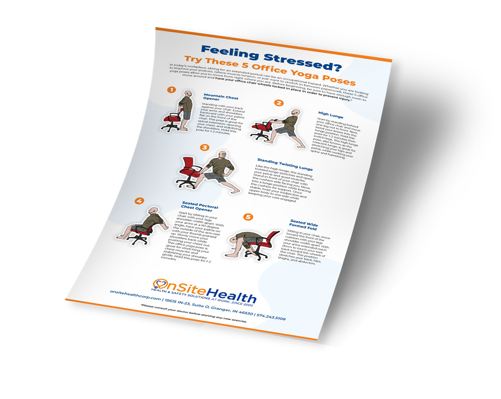 OnSite Health Yoga Inforgraphic 
